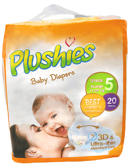 Baby Diapers Ultra Thin Stage 5 X Large 20 PCs